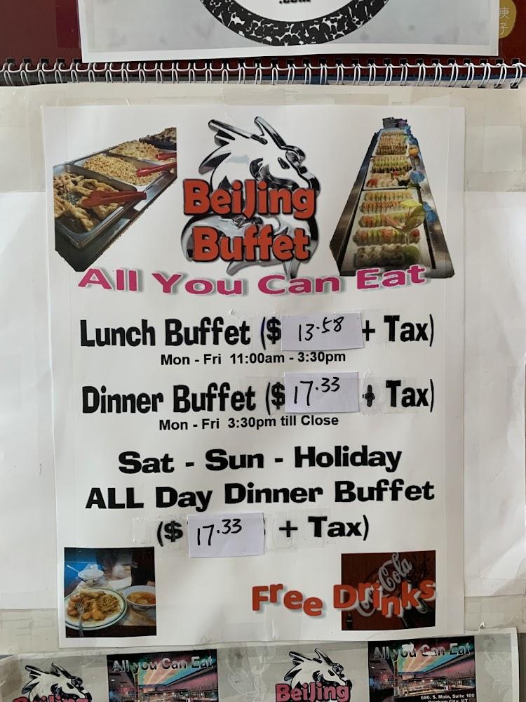 Beijing Buffet Menu image 2